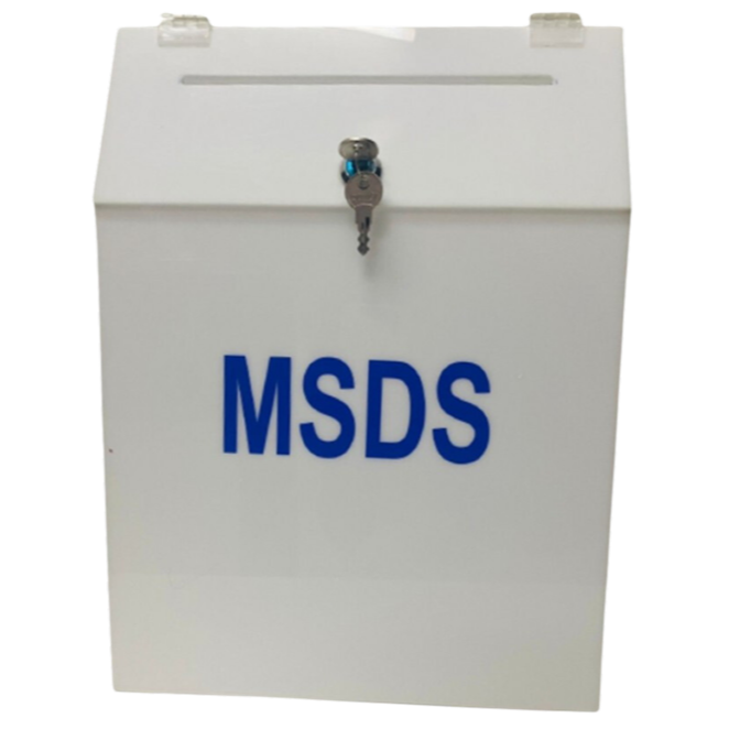 CAJA ACRÍLICA MSDS